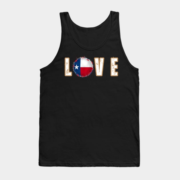 Love from Texas Tank Top by la chataigne qui vole ⭐⭐⭐⭐⭐